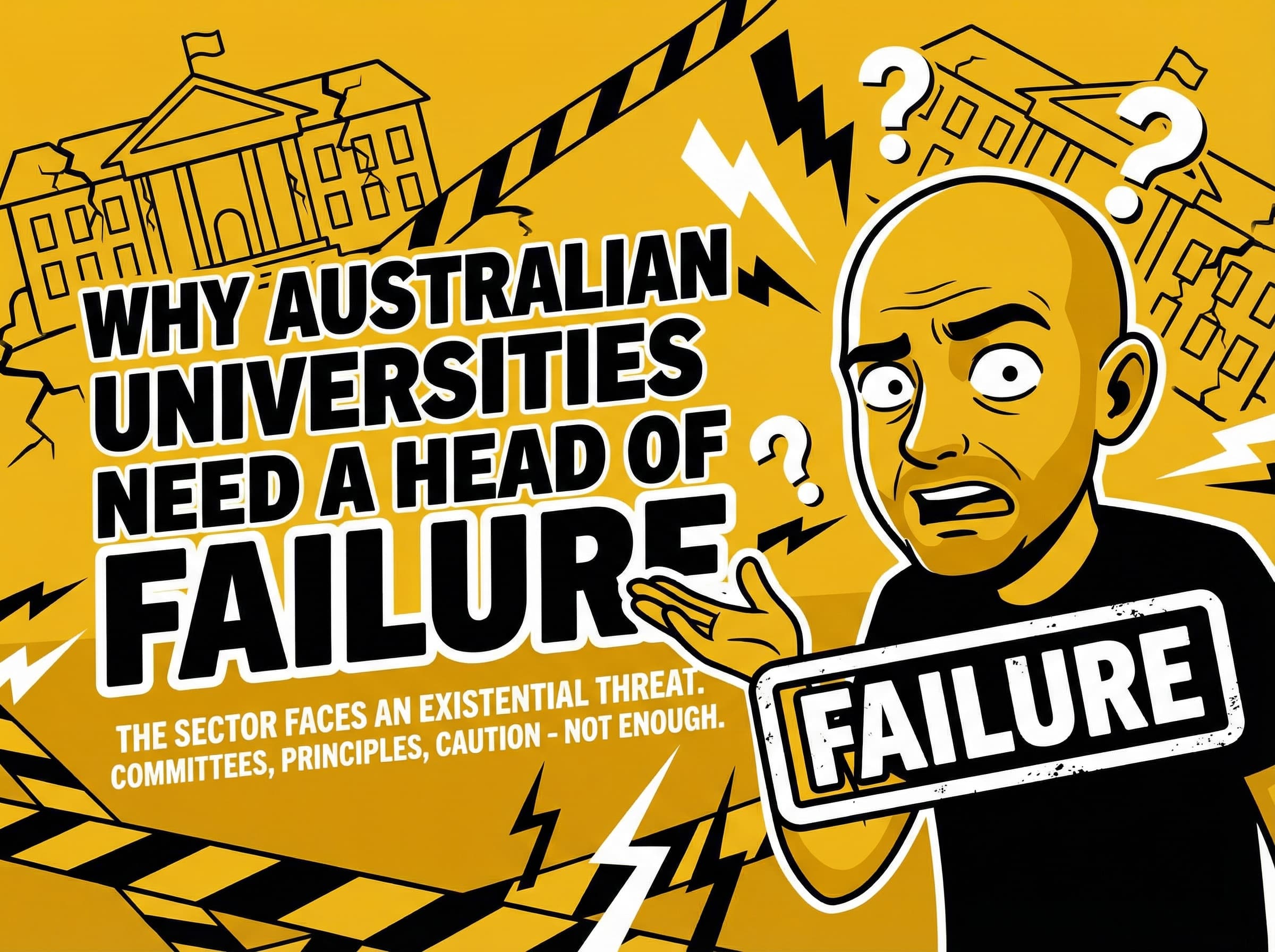 Thumbnail for Why Australian Universities Need a Head of Failure