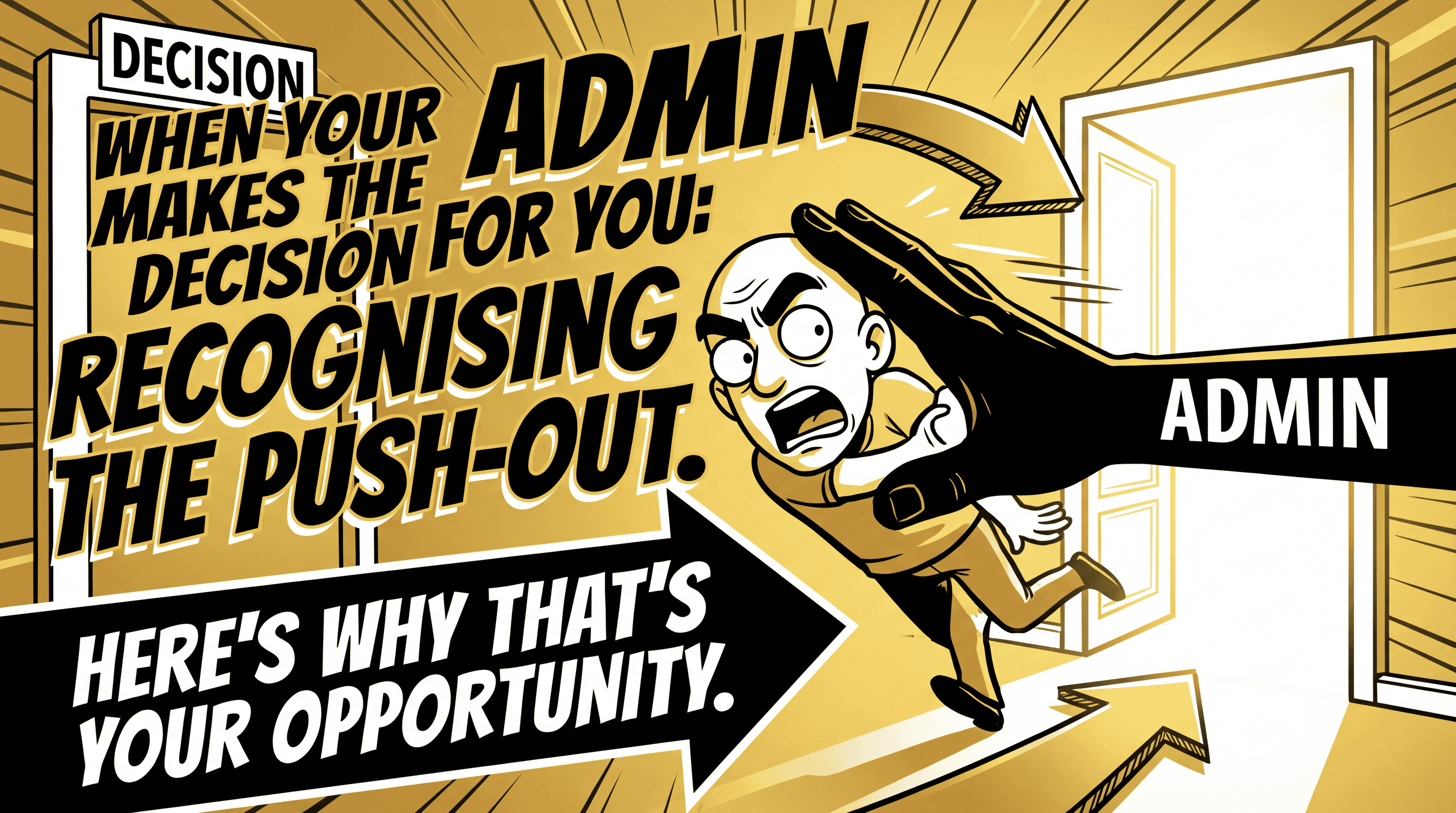 Thumbnail for When Your Admin Makes the Decision For You: Recognising the Push-Out